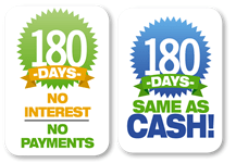 180 Days Same as Cash Offer