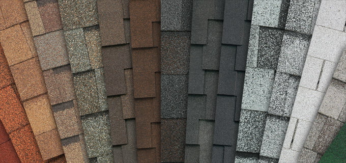 picking shingle colors for roofs